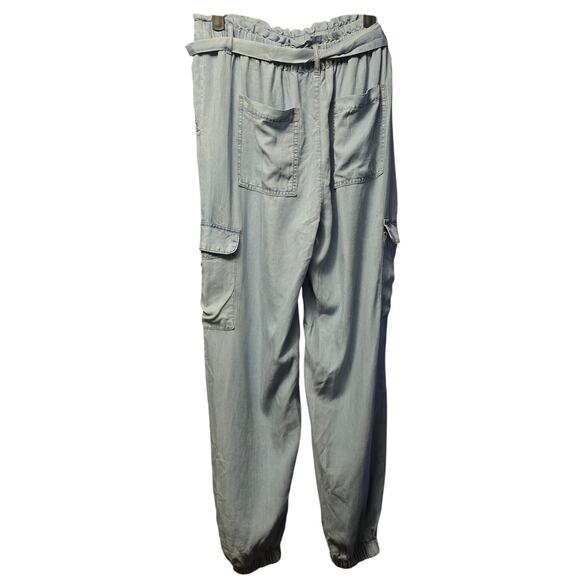 Indigo Rising Chambray denim jogger pants nwt - Picture 2 of 6